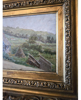 Le village de 58 brocanteurs - Buffet époque Empire en noyer