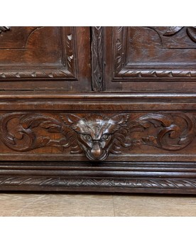 Le village de 58 brocanteurs -  Vitrine Venitienne en bois peint