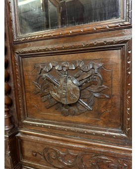 Le village de 58 brocanteurs -  Vitrine Venitienne en bois peint