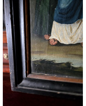 Le village de 58 brocanteurs - Buffet époque Empire en noyer