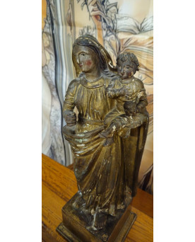 Le village de 58 brocanteurs - Importante étagère ou Bibus en bois laqué