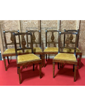Le village de 58 brocanteurs - Buffet époque Empire en noyer