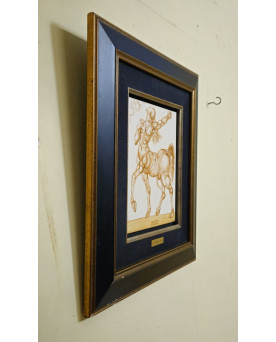 Le village de 58 brocanteurs - Salvador Dalí – Centaure (gravure à la sanguine), Divine comédie - numéroté 136/490