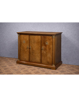 Le village de 58 brocanteurs - Enfilade / buffet ancien en acajou avec bronzes – Style Empire