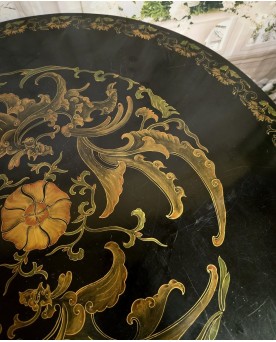 Le village de 58 brocanteurs -  Vitrine Venitienne en bois peint