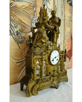Le village de 58 brocanteurs - Buffet époque Empire en noyer