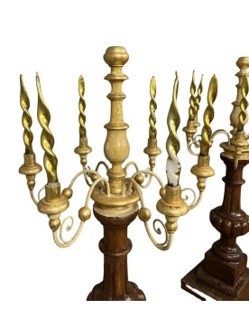Le village de 58 brocanteurs - Buffet époque Empire en noyer