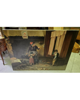 Le village de 58 brocanteurs - Buffet époque Empire en noyer