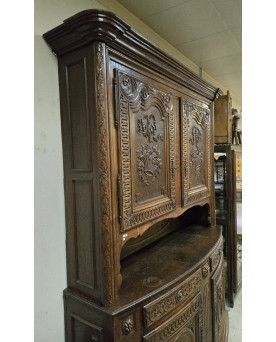 Le village de 58 brocanteurs - Buffet époque Empire en noyer