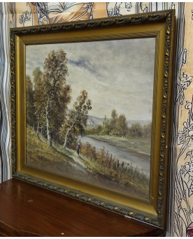 Le village de 58 brocanteurs - Buffet époque Empire en noyer