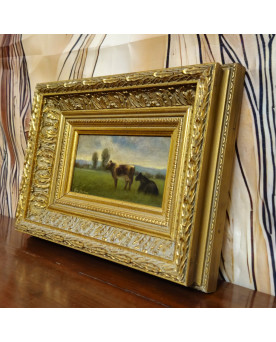 Le village de 58 brocanteurs - Buffet époque Empire en noyer