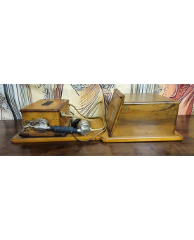 Le village de 58 brocanteurs - Téléphone mural ancien – Thomson-Houston – Modèle 1911 – Concours 1918 –
