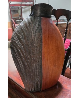 Le village de 58 brocanteurs - D'après Gauthier Poinsignon Buffet époque Art Nouveau Ecole de Nancy en noyer