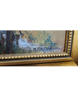 Le village de 58 brocanteurs - Buffet époque Empire en noyer