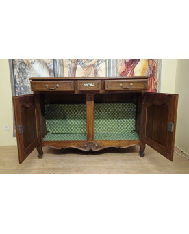 Le village de 58 brocanteurs - Buffet époque Empire en noyer