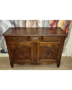 Le village de 58 brocanteurs - Buffet en chene massif – Style Louis XV – fin XIXᵉ