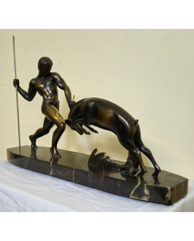 Le village de 58 brocanteurs -  Secrétaire époque Empire en noyer