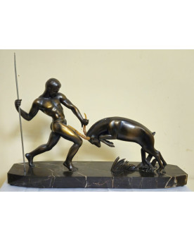Le village de 58 brocanteurs -  Secrétaire époque Empire en noyer