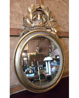 Le village de 58 brocanteurs -  Vitrine Venitienne en bois peint