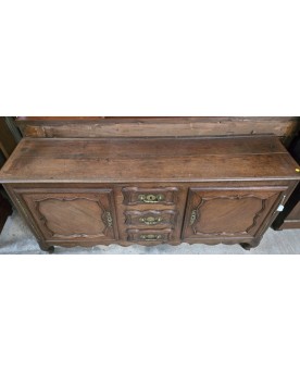 Le village de 58 brocanteurs - Paire de meubles d'appui "Boulle" galbés époque Napoléon III en incrustation de laiton doré