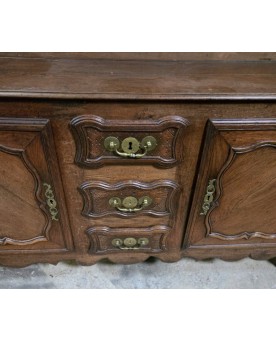 Le village de 58 brocanteurs - Buffet Lorrain en enfilade époque Louis XV en chene