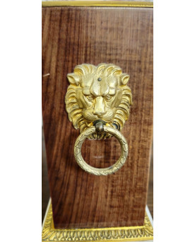 Pendule de table JAEGER – marbre et laiton doré