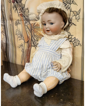 Poupée ancienne tête porcelaine – KR / Simon & Halbig – n°126 – Allemagne – circa 1910 / 1920