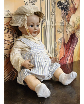 Poupée ancienne tête porcelaine – KR / Simon & Halbig – n°126 – Allemagne – circa 1910 / 1920