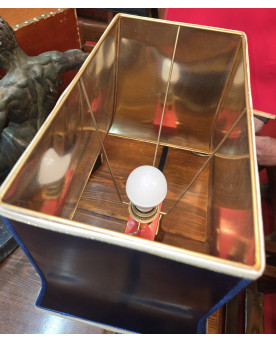 Paire de lampes de table vintage, travail Français dans le goût de la Maison Charles