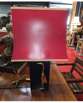 Paire de lampes de table vintage, travail Français dans le goût de la Maison Charles