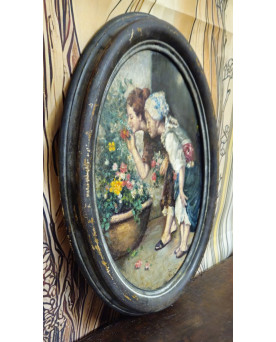 Le village de 58 brocanteurs - Buffet époque Empire en noyer