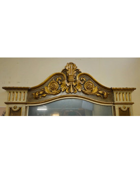 Paire de très grands miroirs trumeaux / néoclassiques – XIXe siècle / haut 234 cm