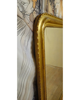 Le village de 58 brocanteurs - Miroir doré époque Louis-Philippe (XIXe siècle) / circa 1830