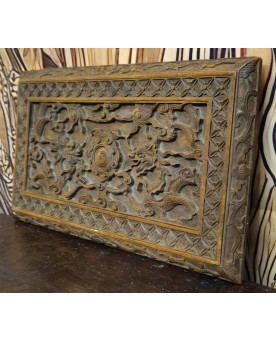 Le village de 58 brocanteurs - Buffet époque Empire en noyer