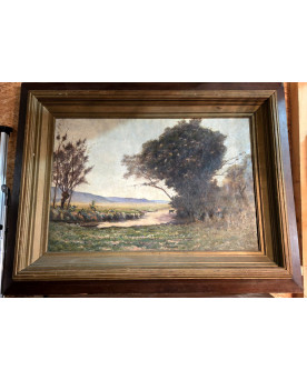 Le village de 58 brocanteurs - Buffet époque Empire en noyer
