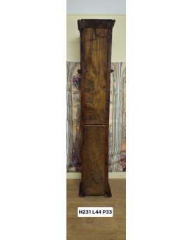 Le village de 58 brocanteurs - Ancienne gaine d’horloge époque Louis XV/ meuble de pendule de parquet en noyer massif