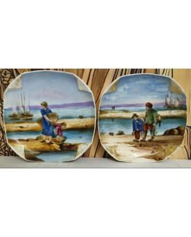 Le village de 58 brocanteurs - Buffet époque Empire en noyer