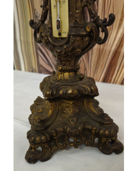 Le village de 58 brocanteurs - Grand thermomètre de table en bronze à décor d’aigle – Napoléon III – XIXe siècle