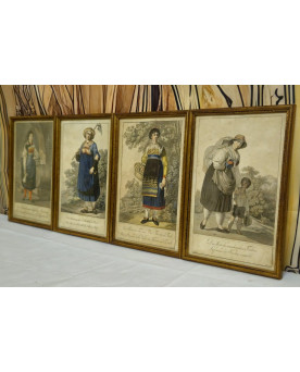 Le village de 58 brocanteurs - Buffet époque Empire en noyer