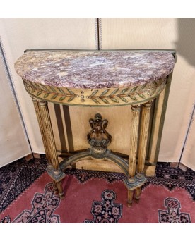 Le village de 58 brocanteurs -Console de boiserie de style Louis XVI époque XIXeme