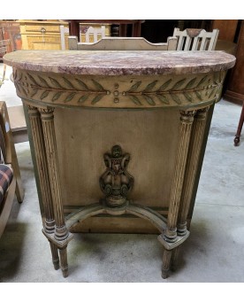 Le village de 58 brocanteurs -Console de boiserie de style Louis XVI époque XIXeme