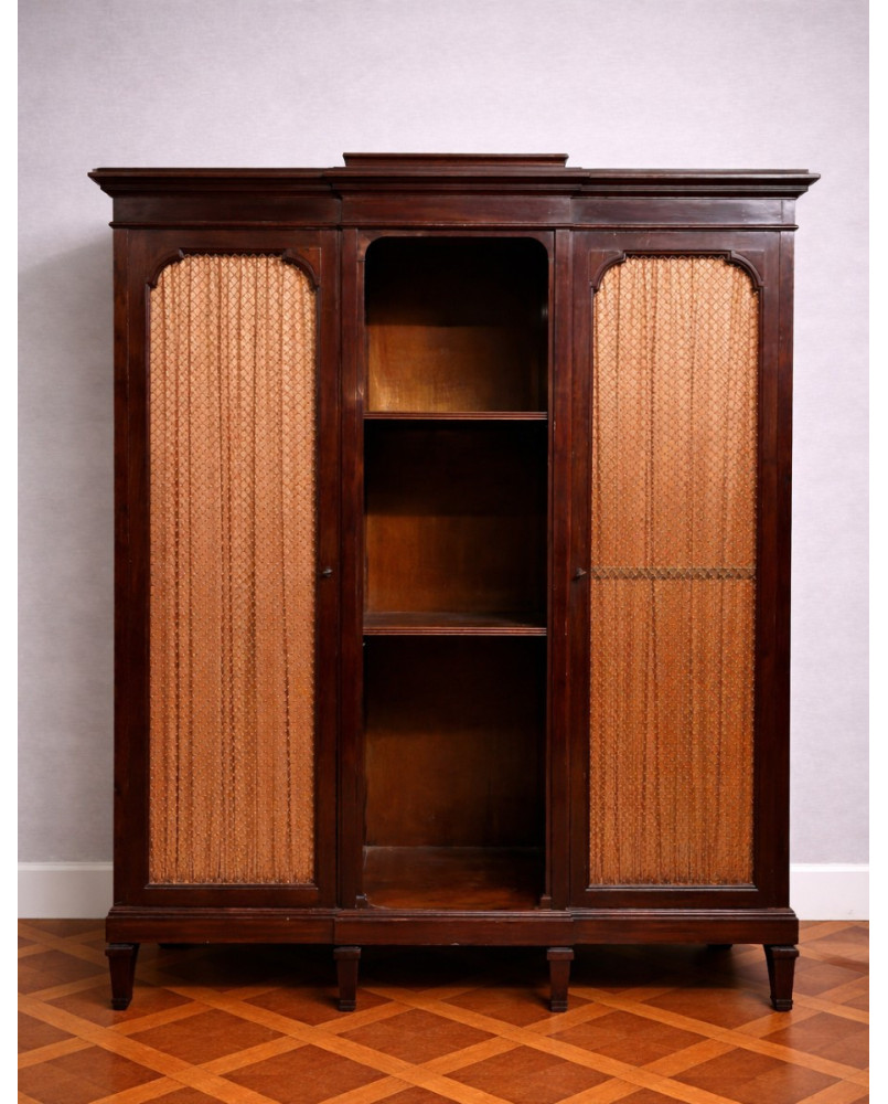 Le village de 58 brocanteurs - Bibliothèque en acajou st. Louis XVI – Travail Parisien, XIXe siècle - Maison Cannage a Paris