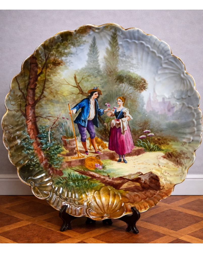 Le village de 58 brocanteurs - Buffet époque Empire en noyer