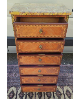 Le village de 58 brocanteurs - Buffet époque Empire en noyer