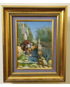 Le village de 58 brocanteurs - Buffet époque Empire en noyer