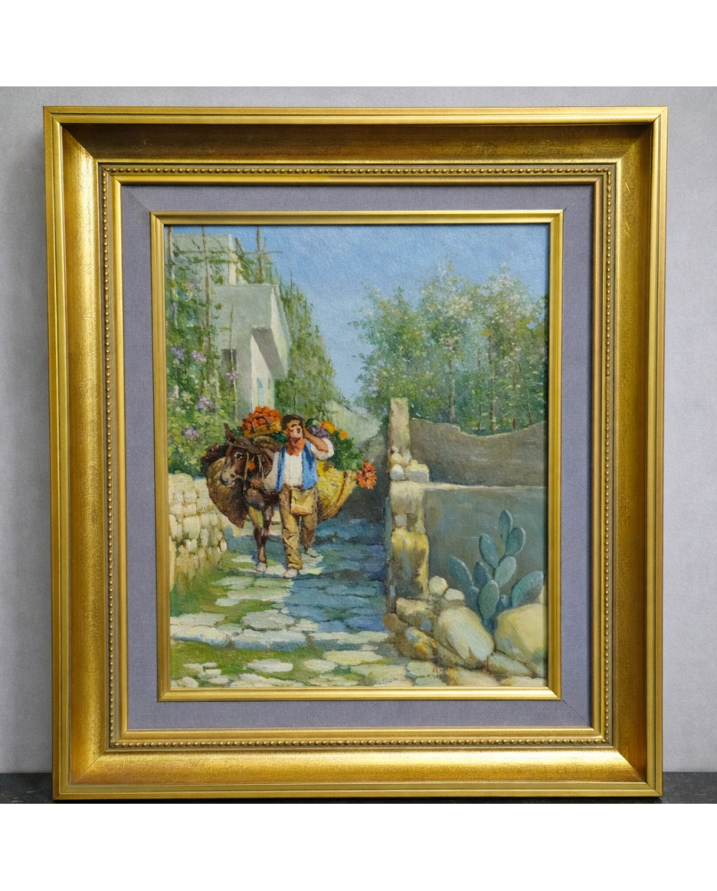Le village de 58 brocanteurs - Buffet époque Empire en noyer