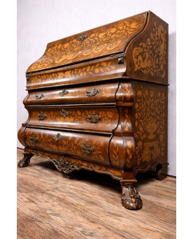 Le village de 58 brocanteurs - Buffet époque Empire en noyer