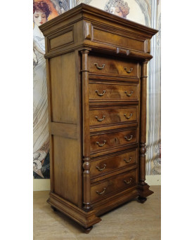 Le village de 58 brocanteurs - Buffet époque Empire en noyer
