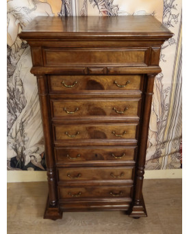 Le village de 58 brocanteurs - Buffet époque Empire en noyer