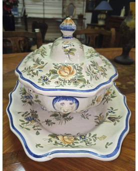 Le village de 58 brocanteurs - Buffet époque Empire en noyer